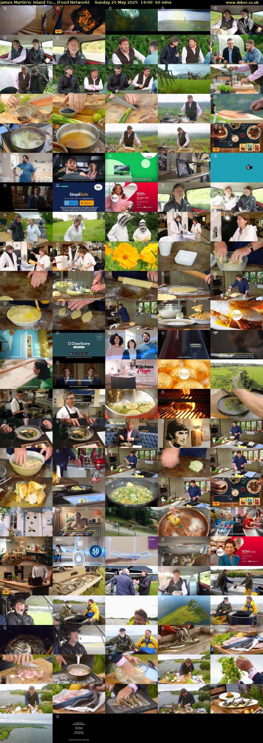 James Martin's: Island To... (Food Network) Sunday 25 May 2025 14:00 - 15:00