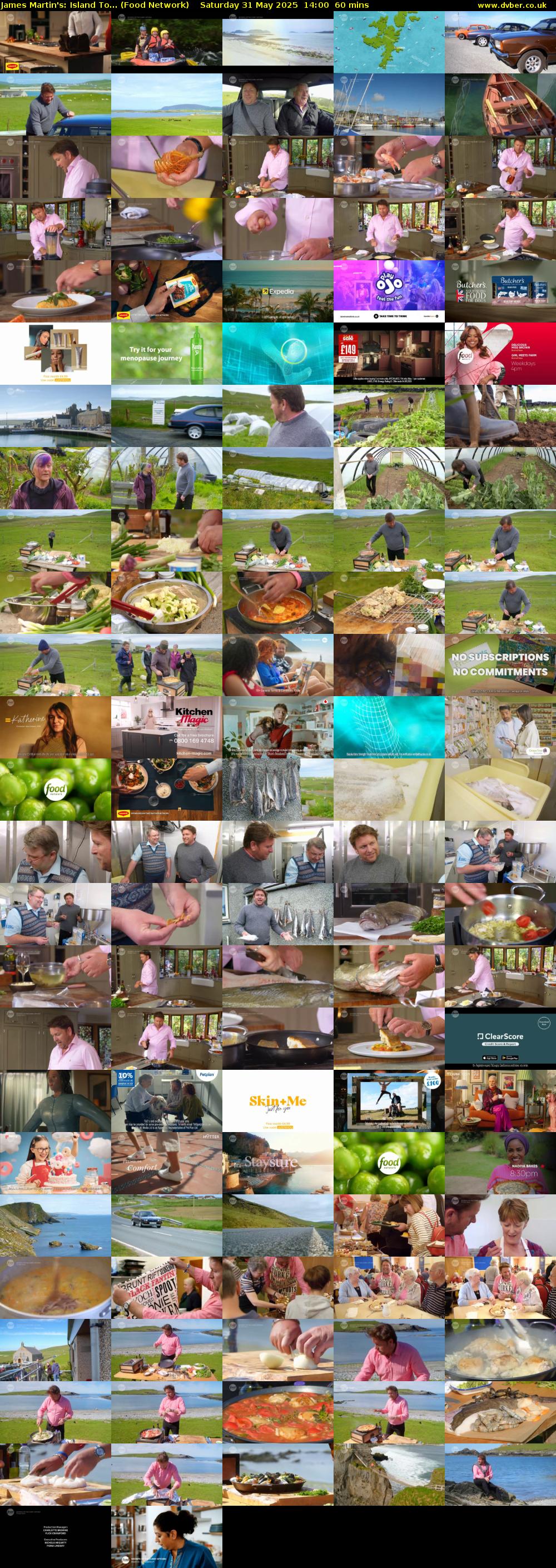James Martin's: Island To... (Food Network) Saturday 31 May 2025 14:00 - 15:00