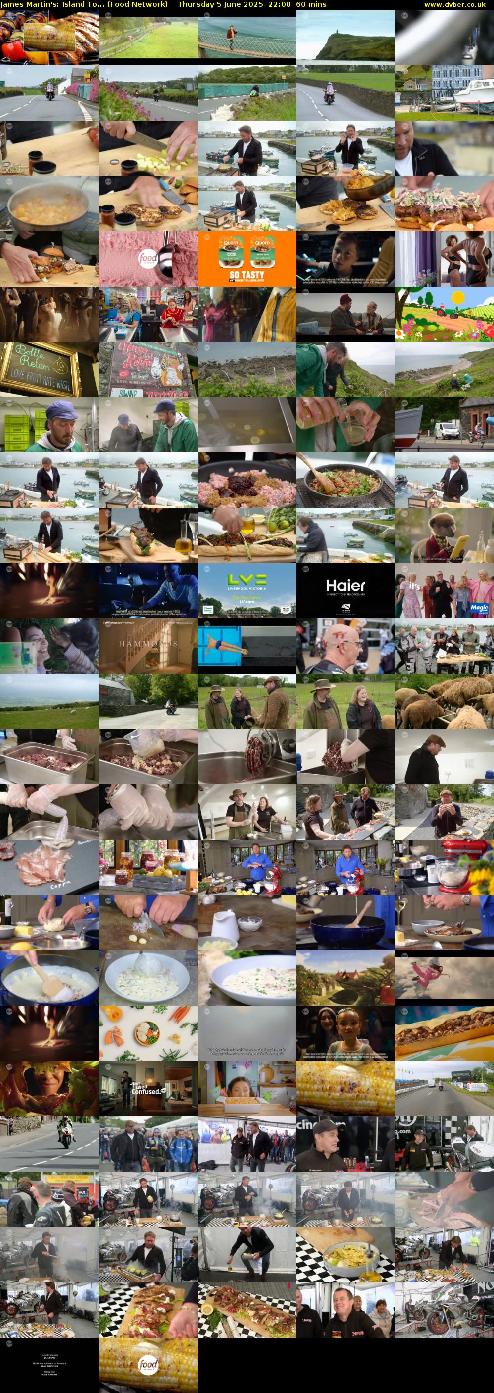James Martin's: Island To... (Food Network) Thursday 5 June 2025 22:00 - 23:00