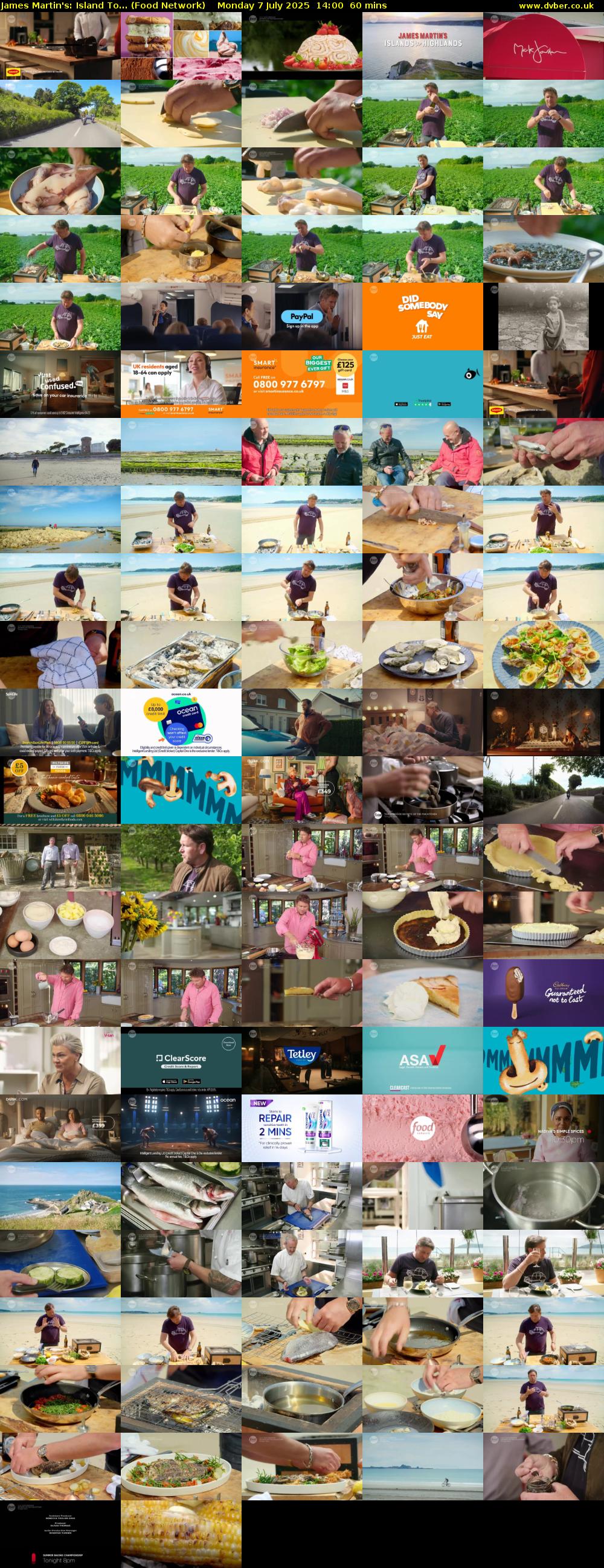 James Martin's: Island To... (Food Network) Monday 7 July 2025 14:00 - 15:00