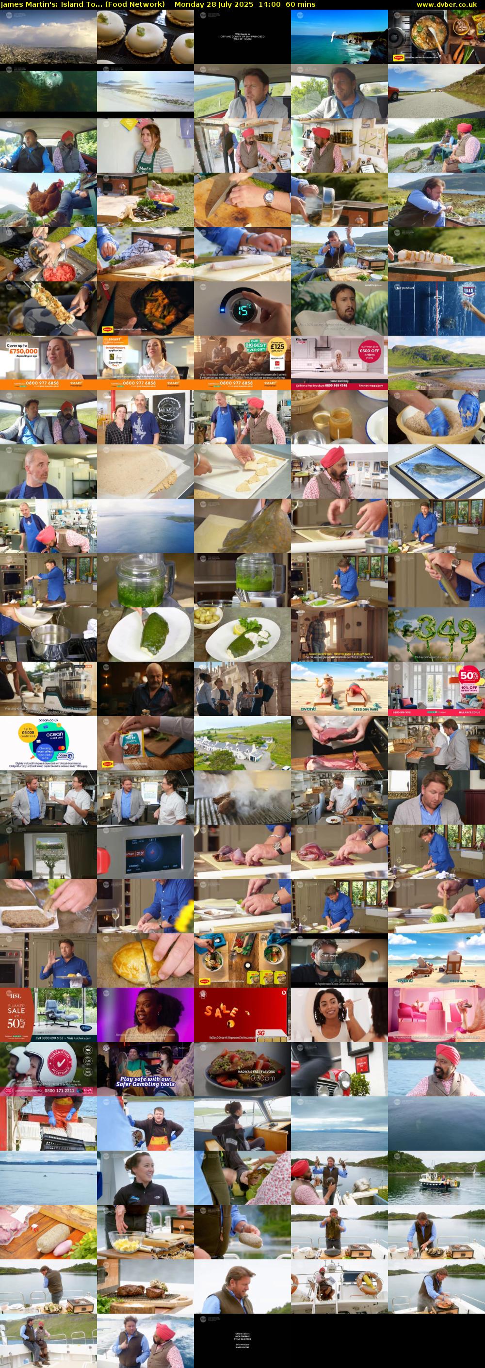 James Martin's: Island To... (Food Network) Monday 28 July 2025 14:00 - 15:00