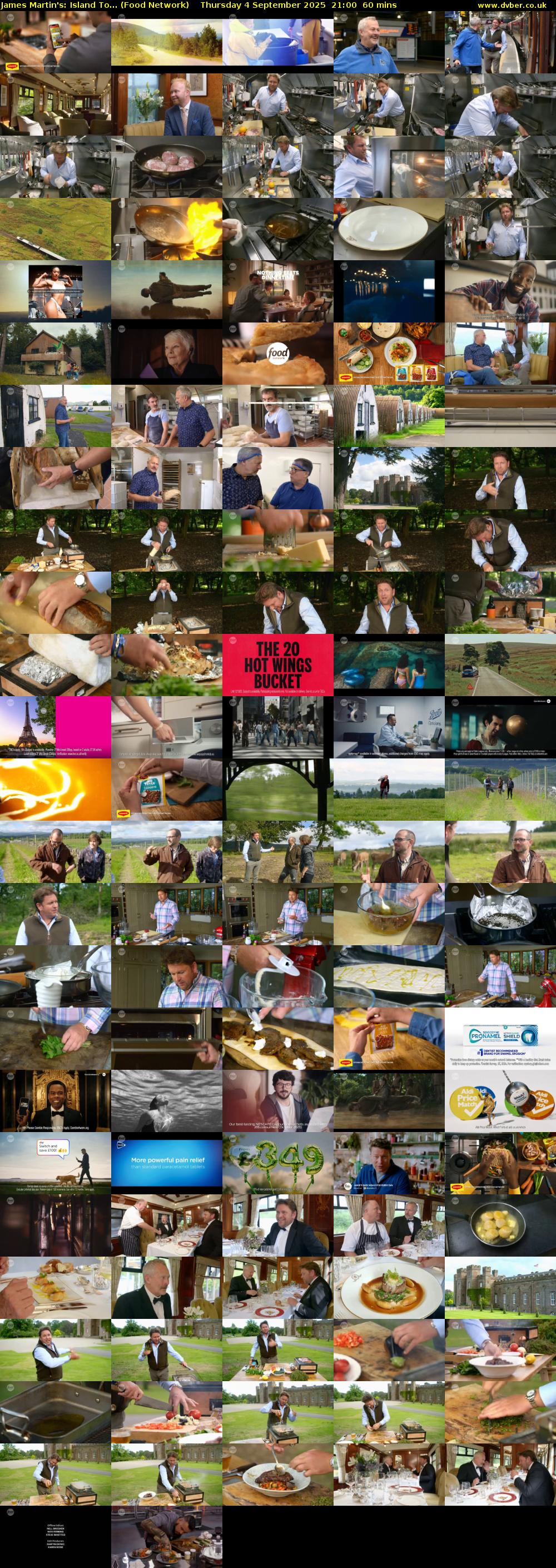 James Martin's: Island To... (Food Network) Thursday 4 September 2025 21:00 - 22:00