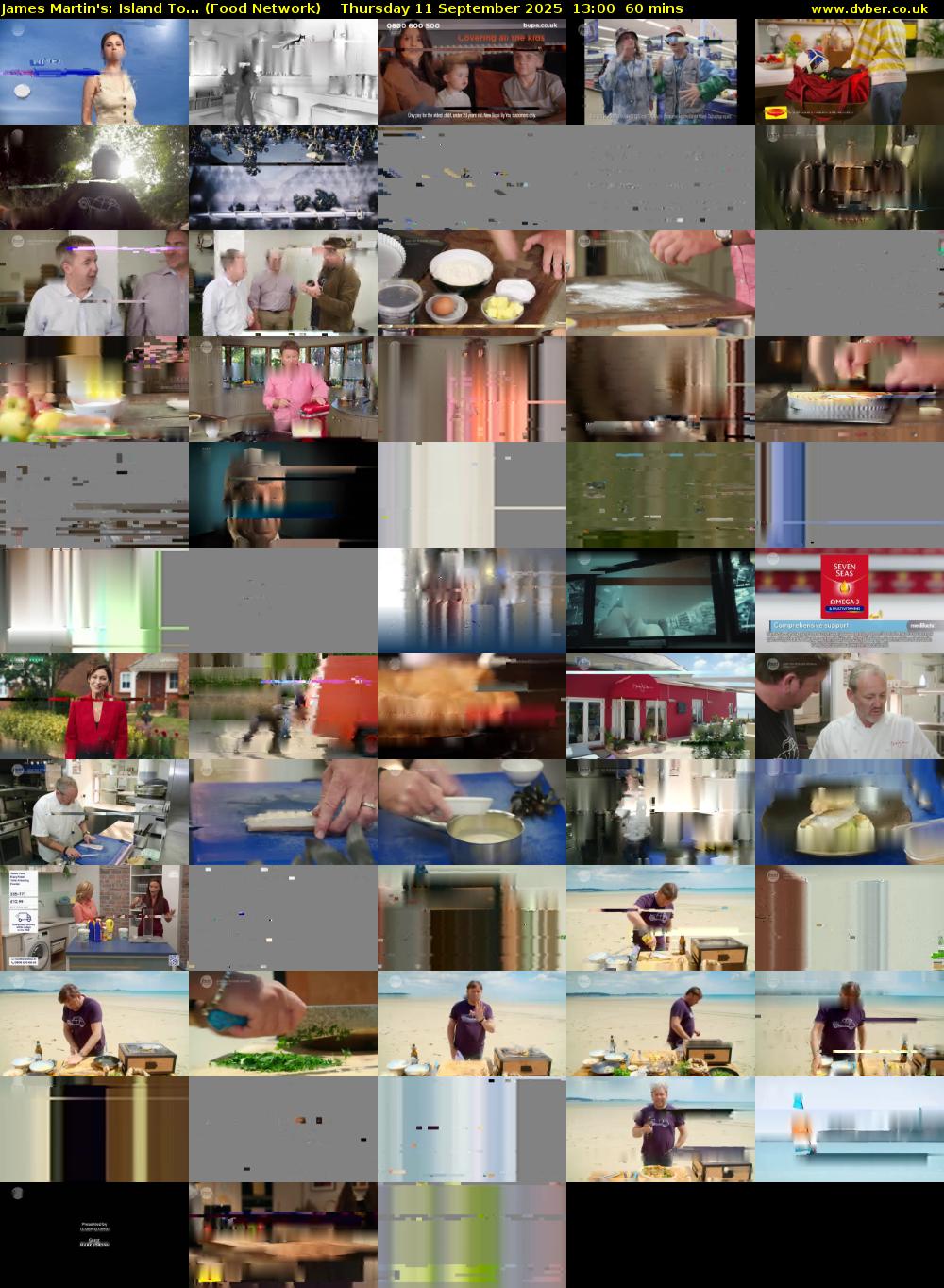 James Martin's: Island To... (Food Network) Thursday 11 September 2025 13:00 - 14:00