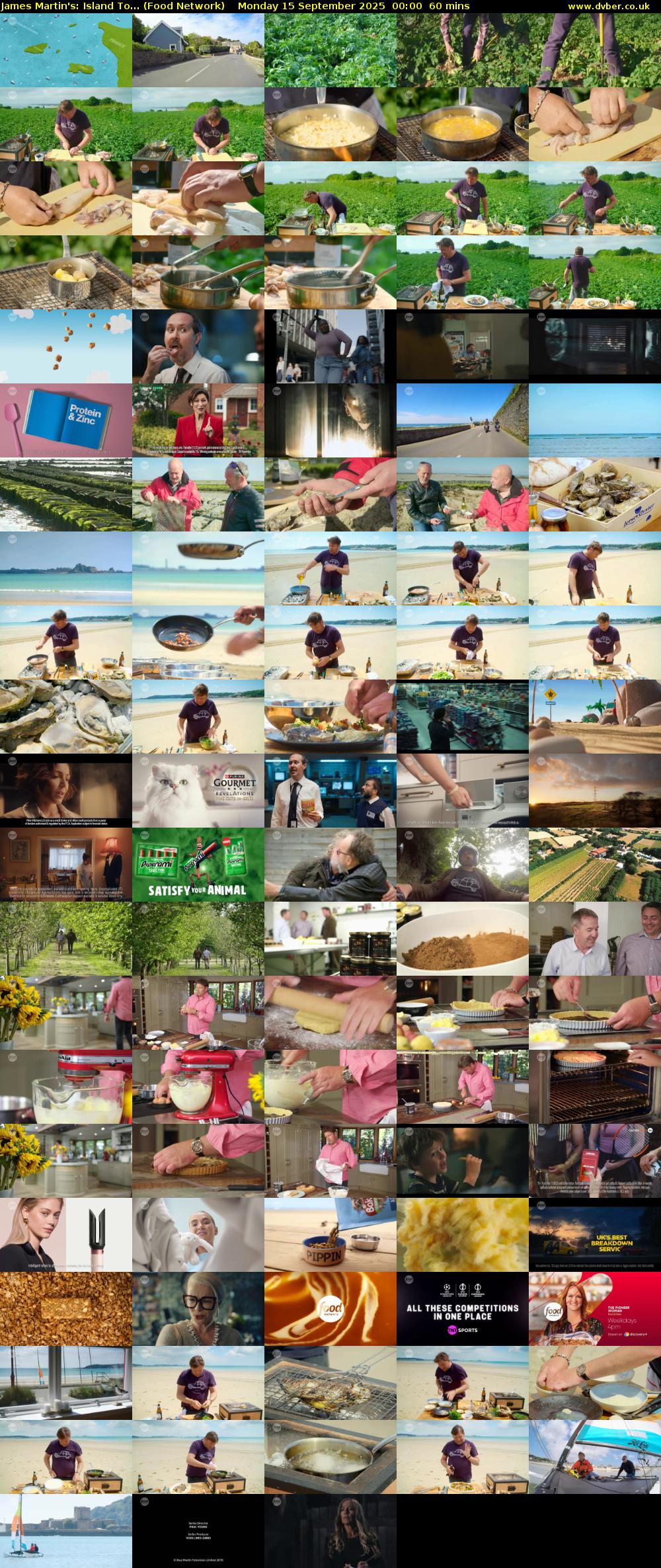 James Martin's: Island To... (Food Network) Monday 15 September 2025 00:00 - 01:00