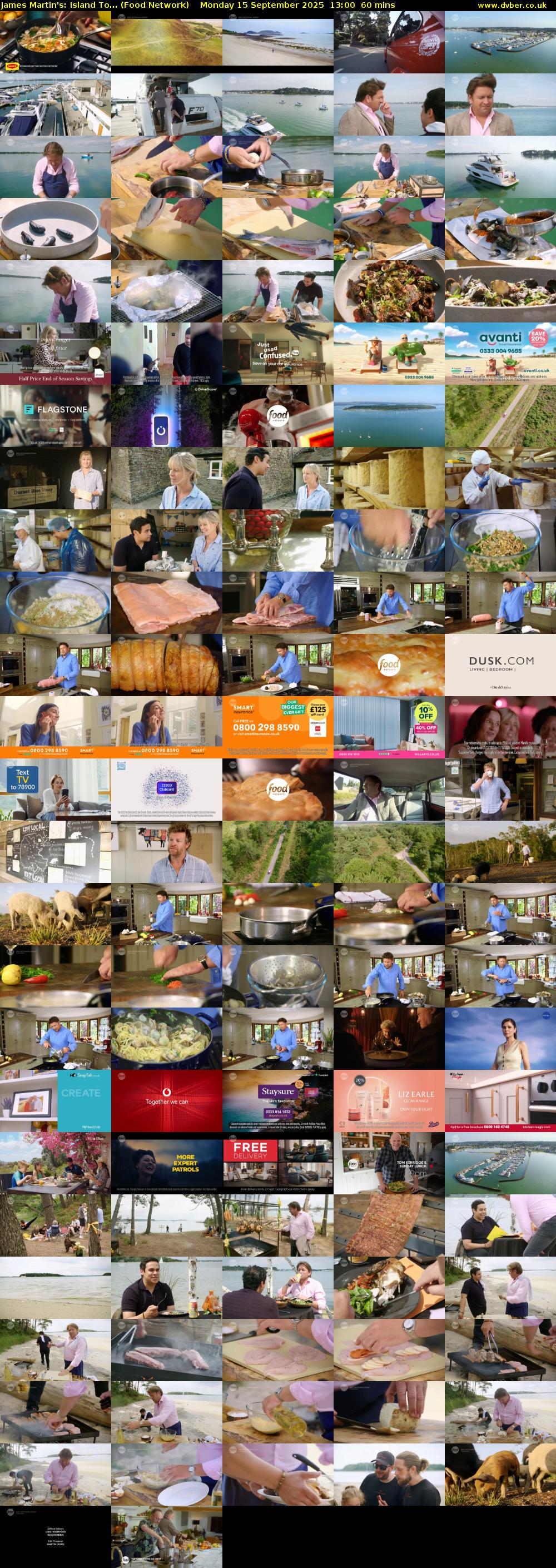 James Martin's: Island To... (Food Network) Monday 15 September 2025 13:00 - 14:00