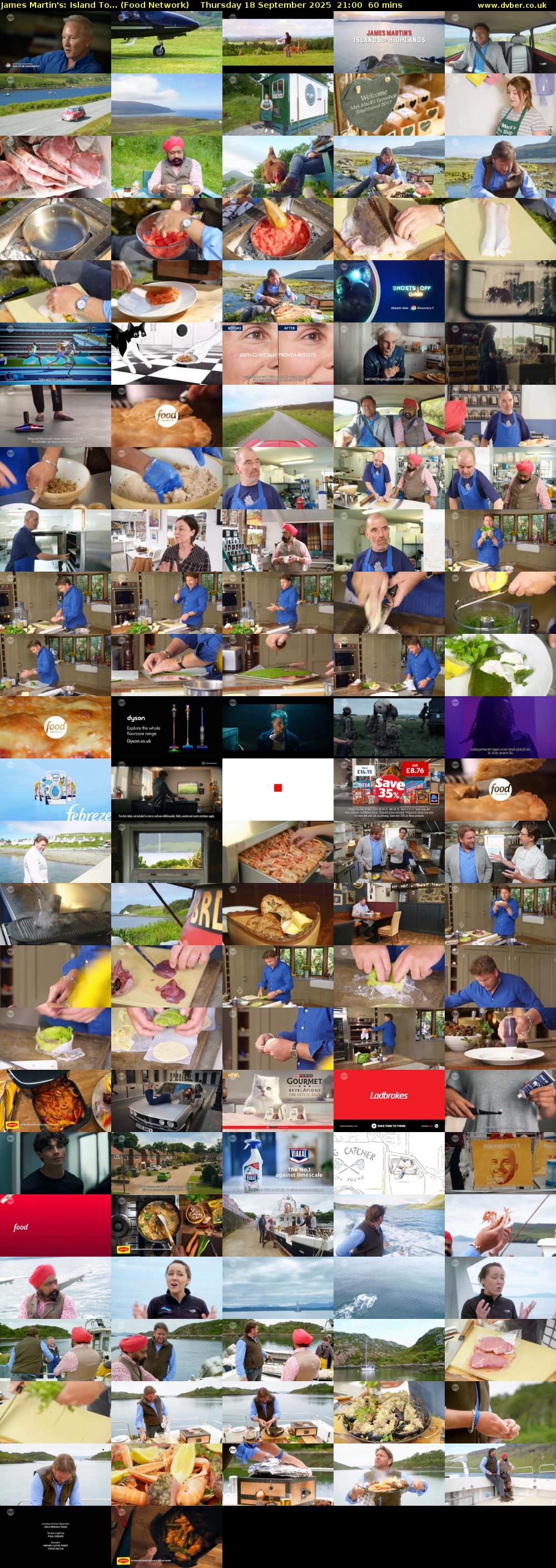 James Martin's: Island To... (Food Network) Thursday 18 September 2025 21:00 - 22:00