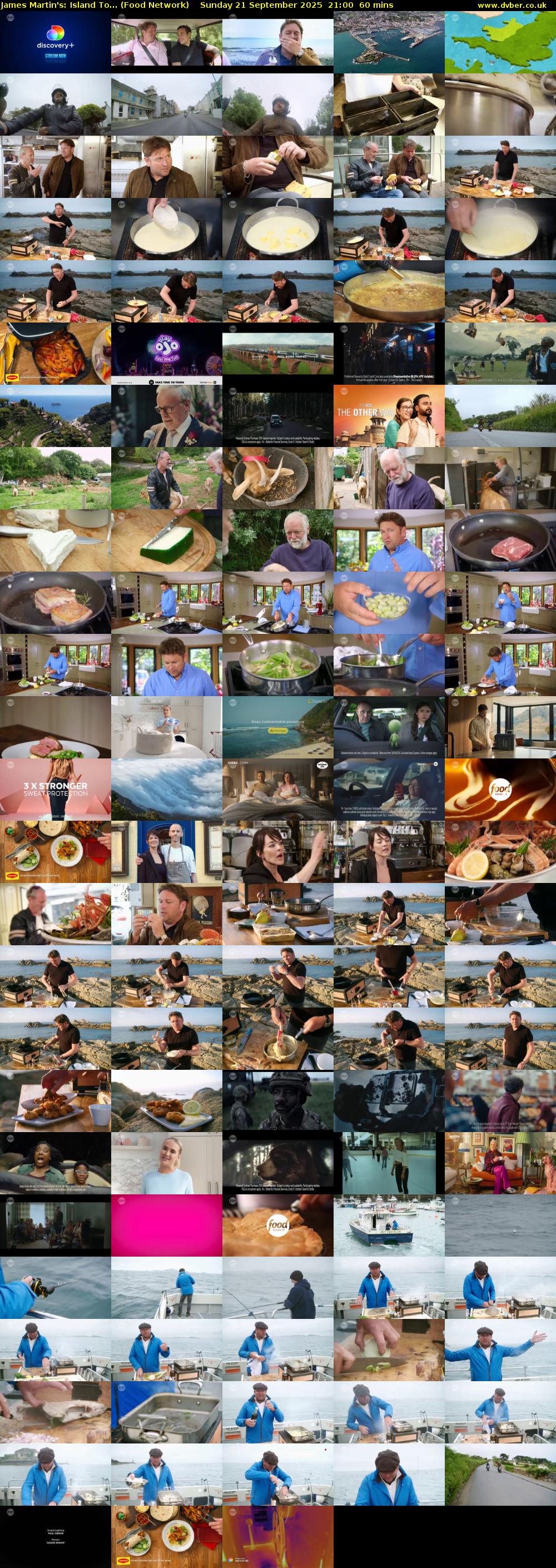 James Martin's: Island To... (Food Network) Sunday 21 September 2025 21:00 - 22:00