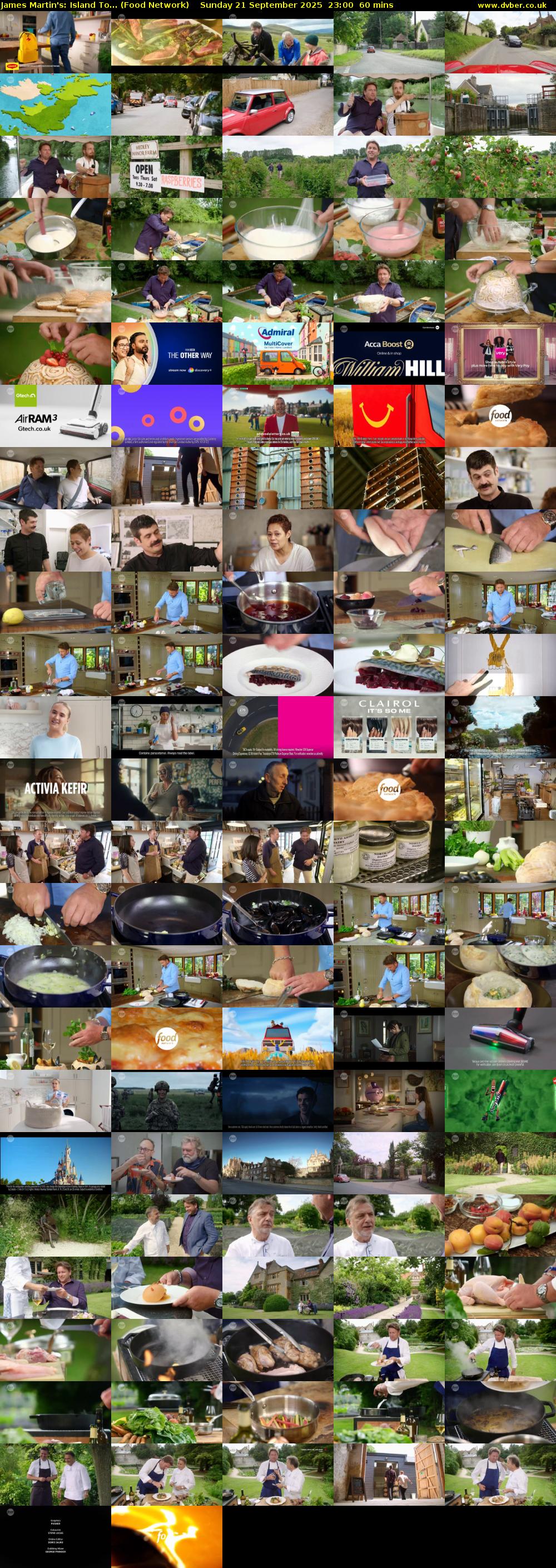 James Martin's: Island To... (Food Network) Sunday 21 September 2025 23:00 - 00:00