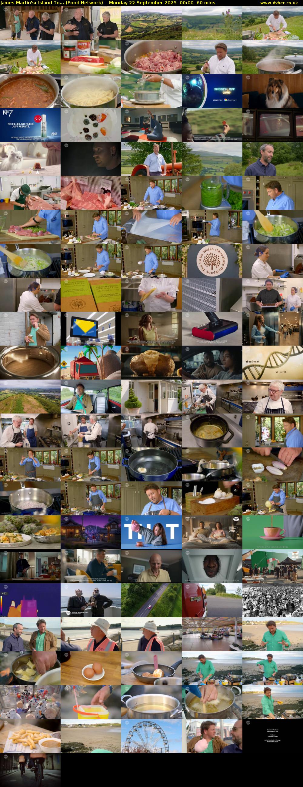 James Martin's: Island To... (Food Network) Monday 22 September 2025 00:00 - 01:00