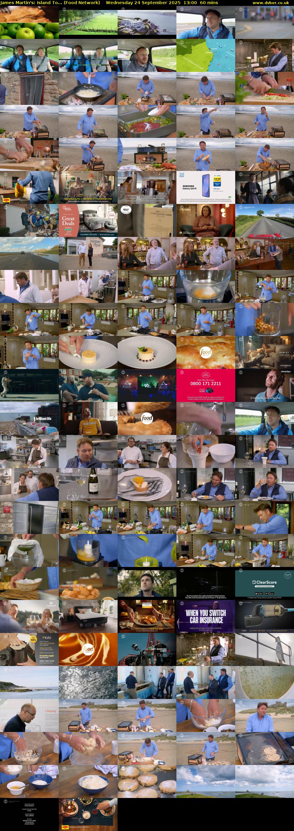 James Martin's: Island To... (Food Network) Wednesday 24 September 2025 13:00 - 14:00
