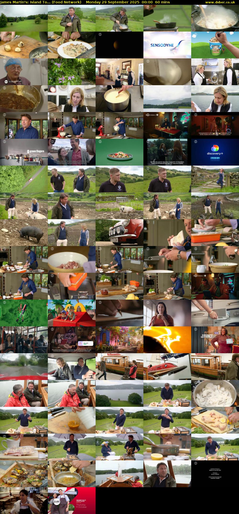 James Martin's: Island To... (Food Network) Monday 29 September 2025 00:00 - 01:00