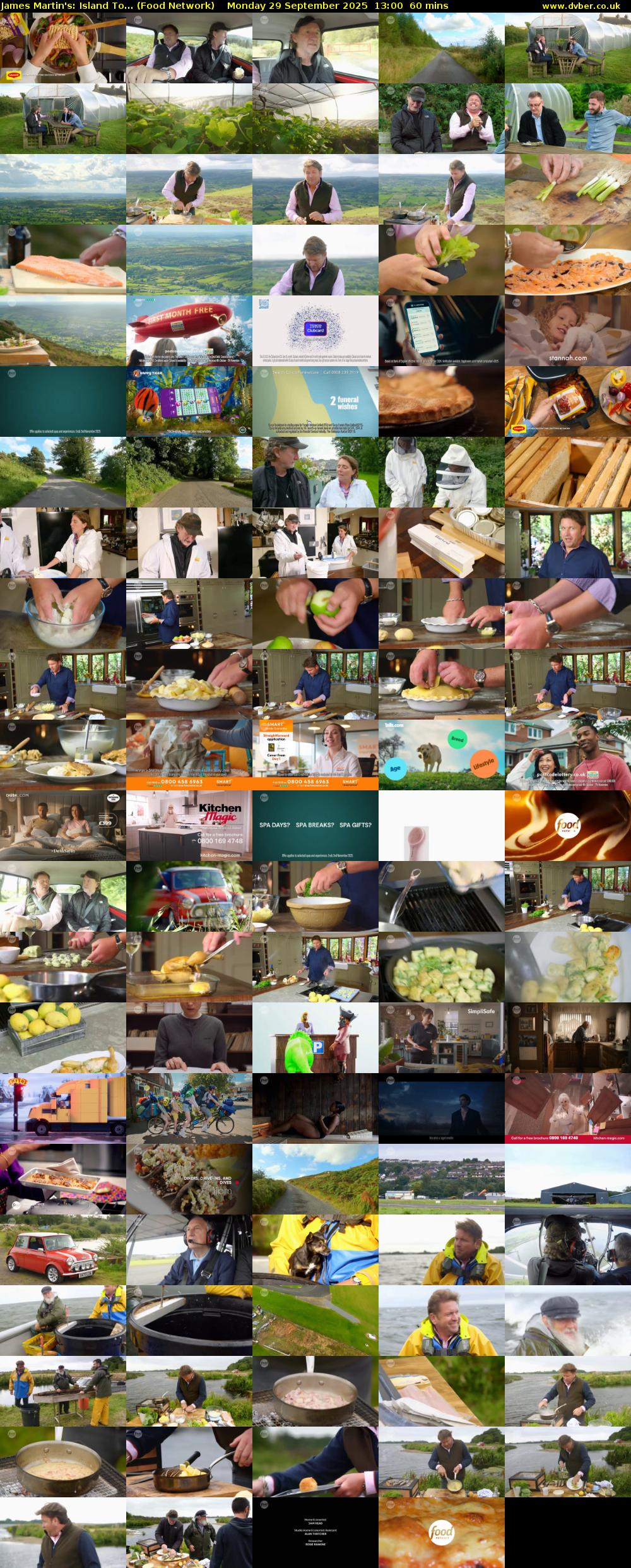 James Martin's: Island To... (Food Network) Monday 29 September 2025 13:00 - 14:00