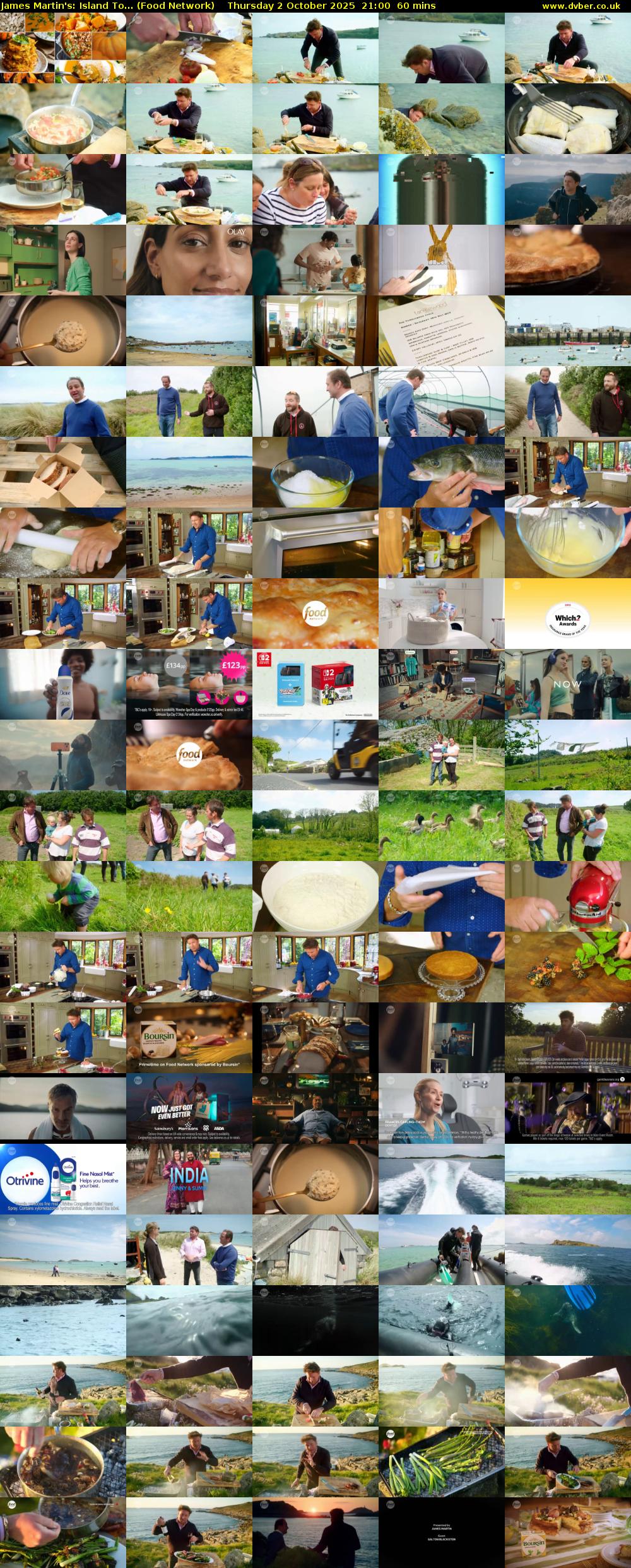 James Martin's: Island To... (Food Network) Thursday 2 October 2025 21:00 - 22:00