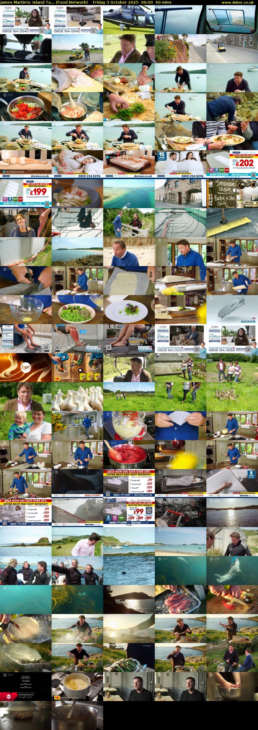 James Martin's: Island To... (Food Network) Friday 3 October 2025 06:00 - 07:00