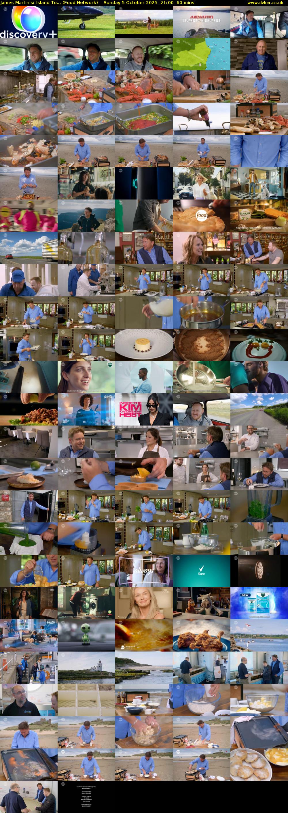 James Martin's: Island To... (Food Network) Sunday 5 October 2025 21:00 - 22:00