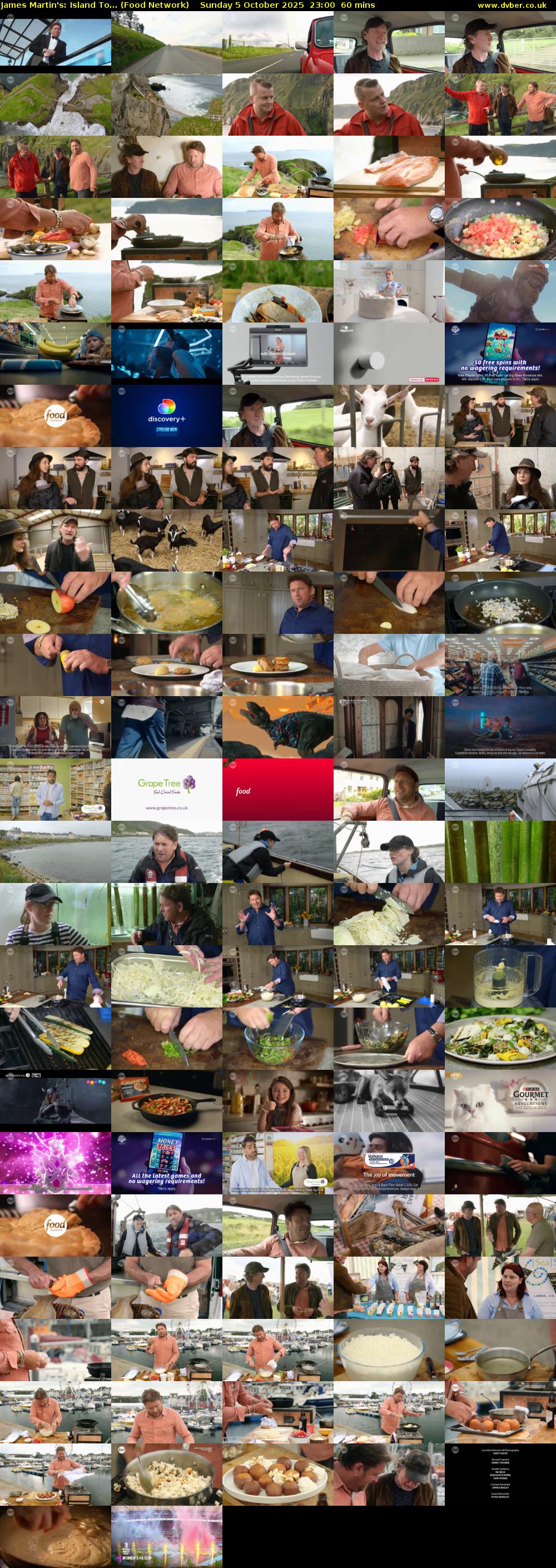 James Martin's: Island To... (Food Network) Sunday 5 October 2025 23:00 - 00:00