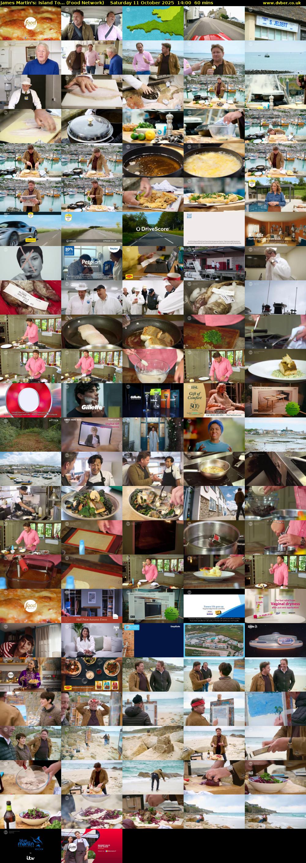 James Martin's: Island To... (Food Network) Saturday 11 October 2025 14:00 - 15:00