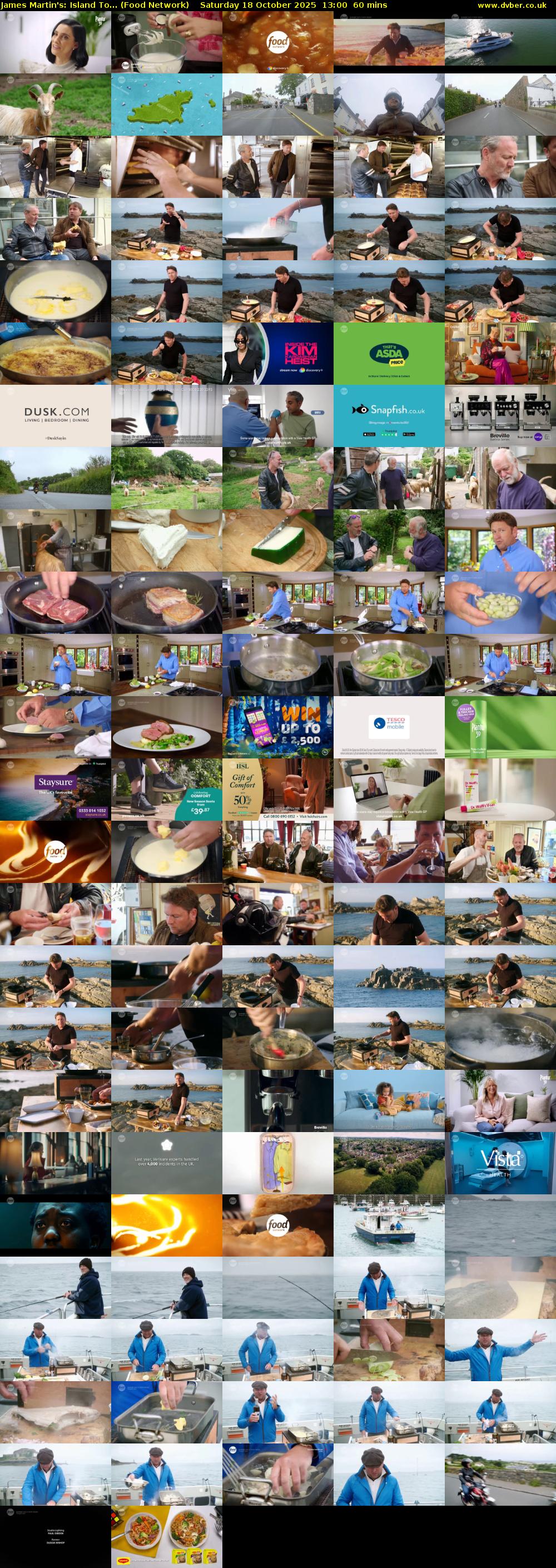 James Martin's: Island To... (Food Network) Saturday 18 October 2025 13:00 - 14:00