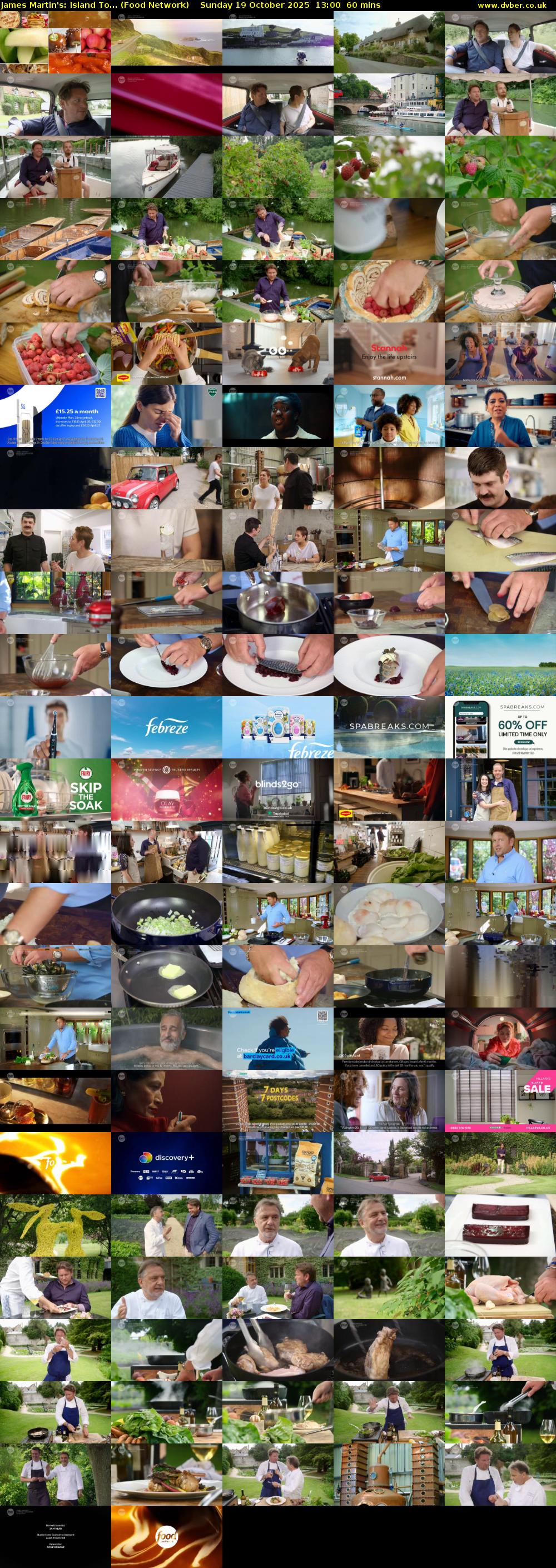 James Martin's: Island To... (Food Network) Sunday 19 October 2025 13:00 - 14:00