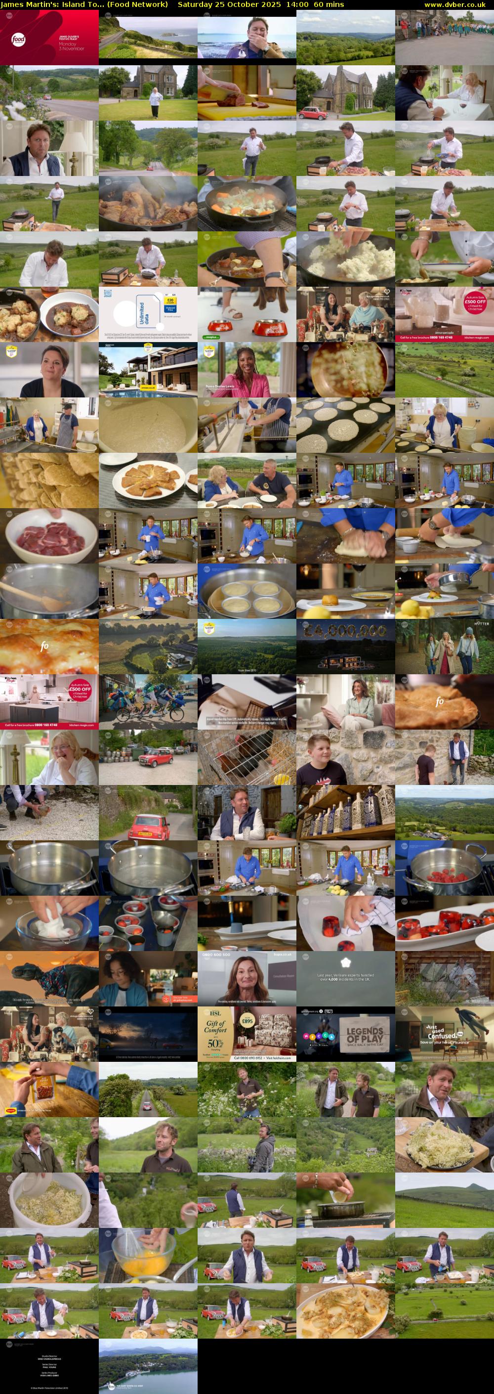 James Martin's: Island To... (Food Network) Saturday 25 October 2025 14:00 - 15:00