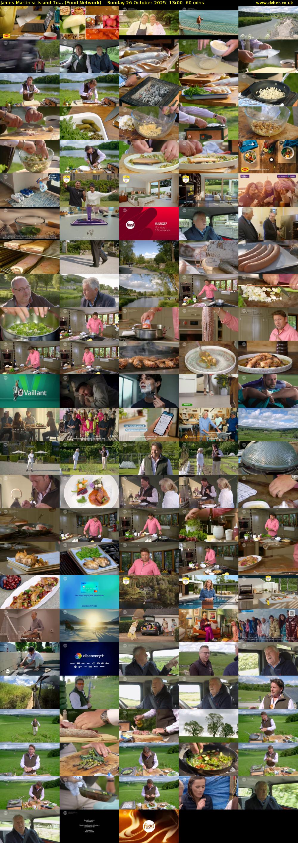 James Martin's: Island To... (Food Network) Sunday 26 October 2025 13:00 - 14:00