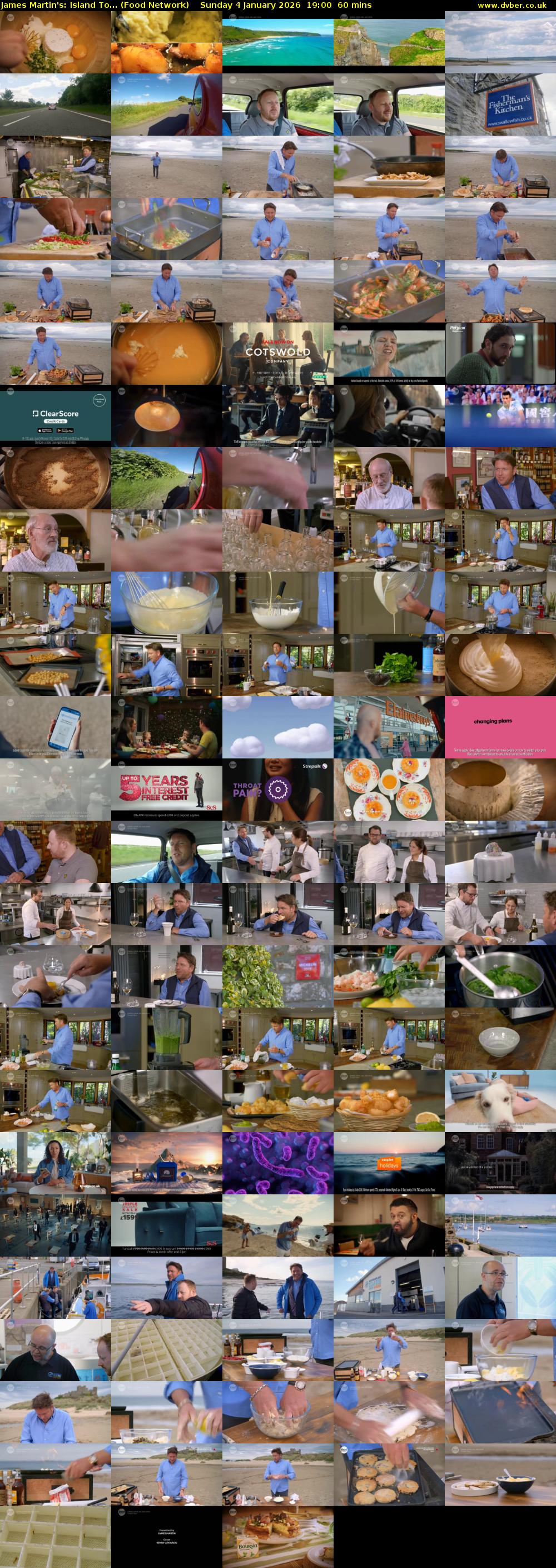 James Martin's: Island To... (Food Network) Sunday 4 January 2026 19:00 - 20:00