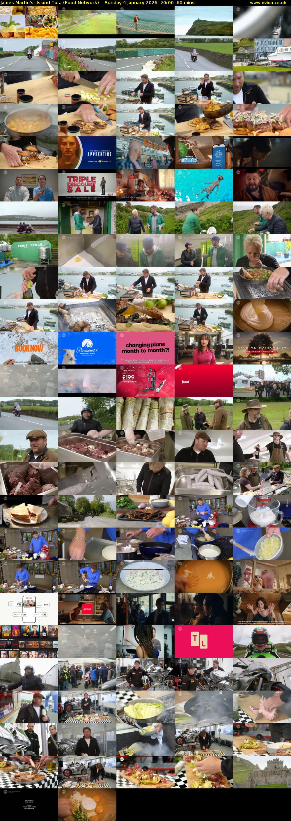 James Martin's: Island To... (Food Network) Sunday 4 January 2026 20:00 - 21:00