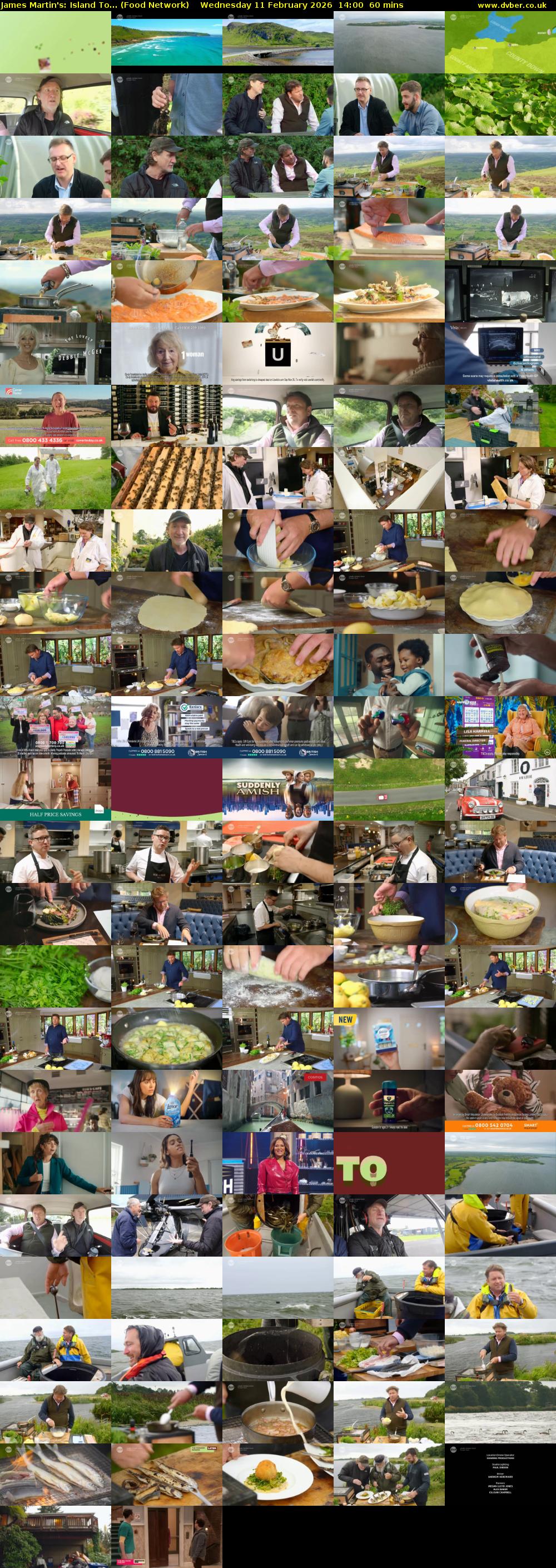 James Martin's: Island To... (Food Network) Wednesday 11 February 2026 14:00 - 15:00