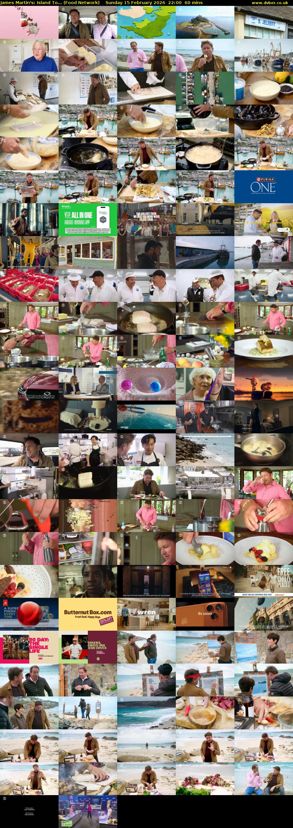 James Martin's: Island To... (Food Network) Sunday 15 February 2026 22:00 - 23:00