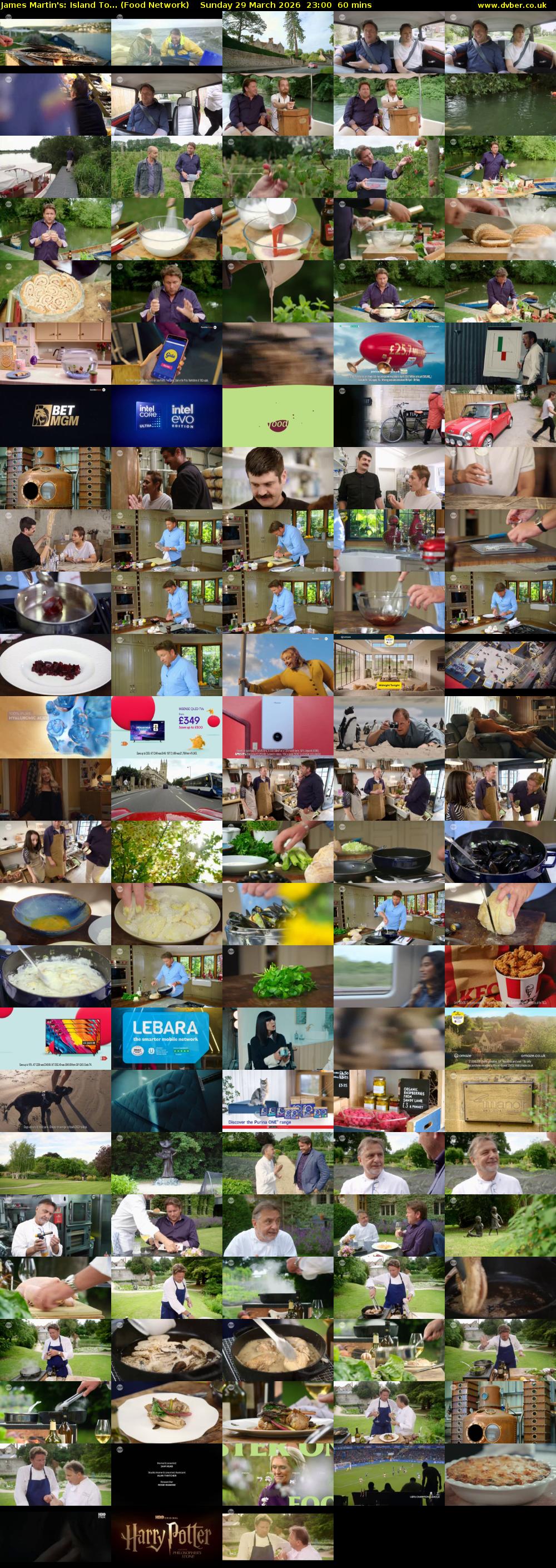 James Martin's: Island To... (Food Network) Sunday 29 March 2026 23:00 - 00:00