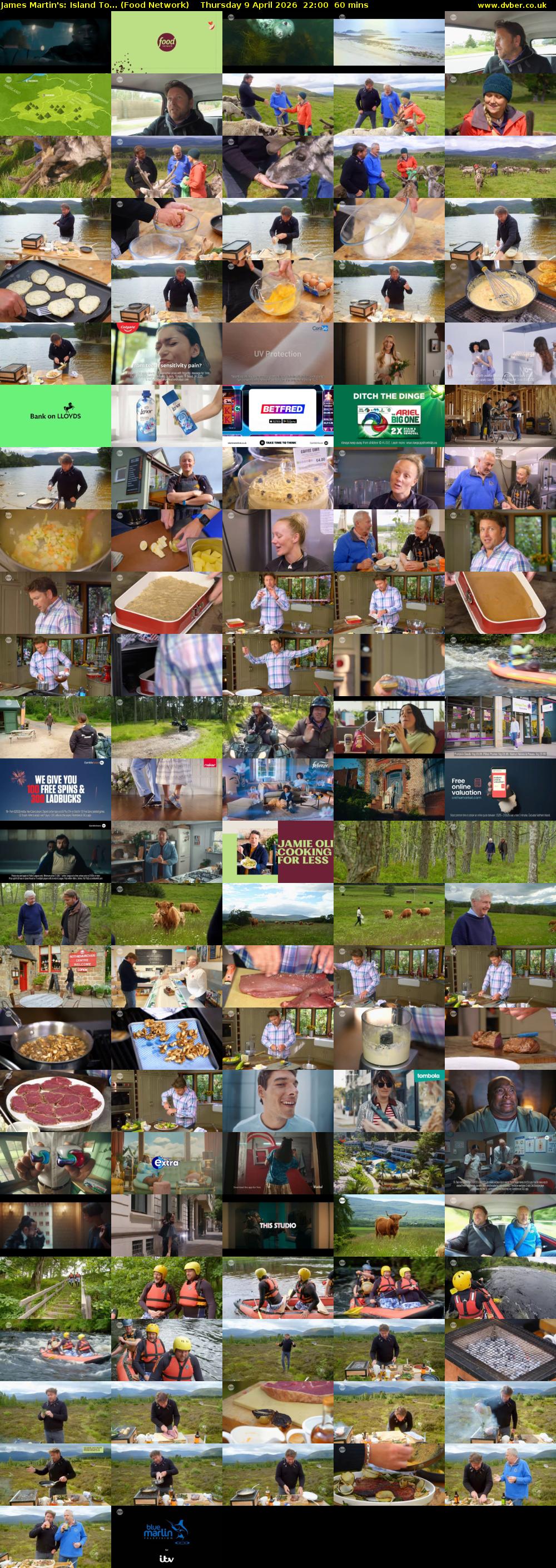 James Martin's: Island To... (Food Network) Thursday 9 April 2026 22:00 - 23:00