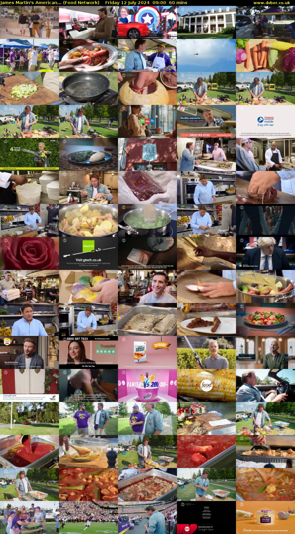 James Martin's American... (Food Network) Friday 12 July 2024 09:00 - 10:00