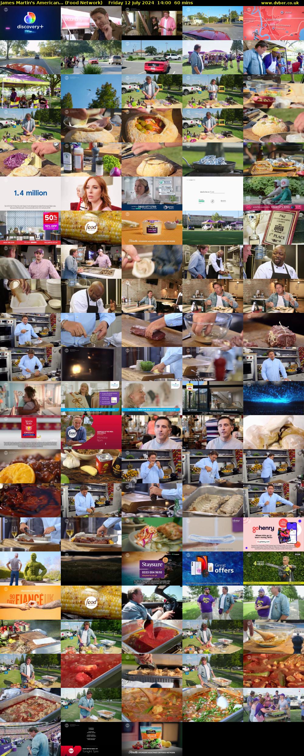James Martin's American... (Food Network) Friday 12 July 2024 14:00 - 15:00