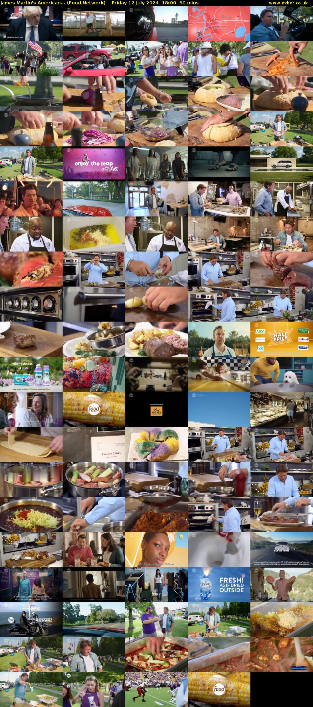 James Martin's American... (Food Network) Friday 12 July 2024 18:00 - 19:00