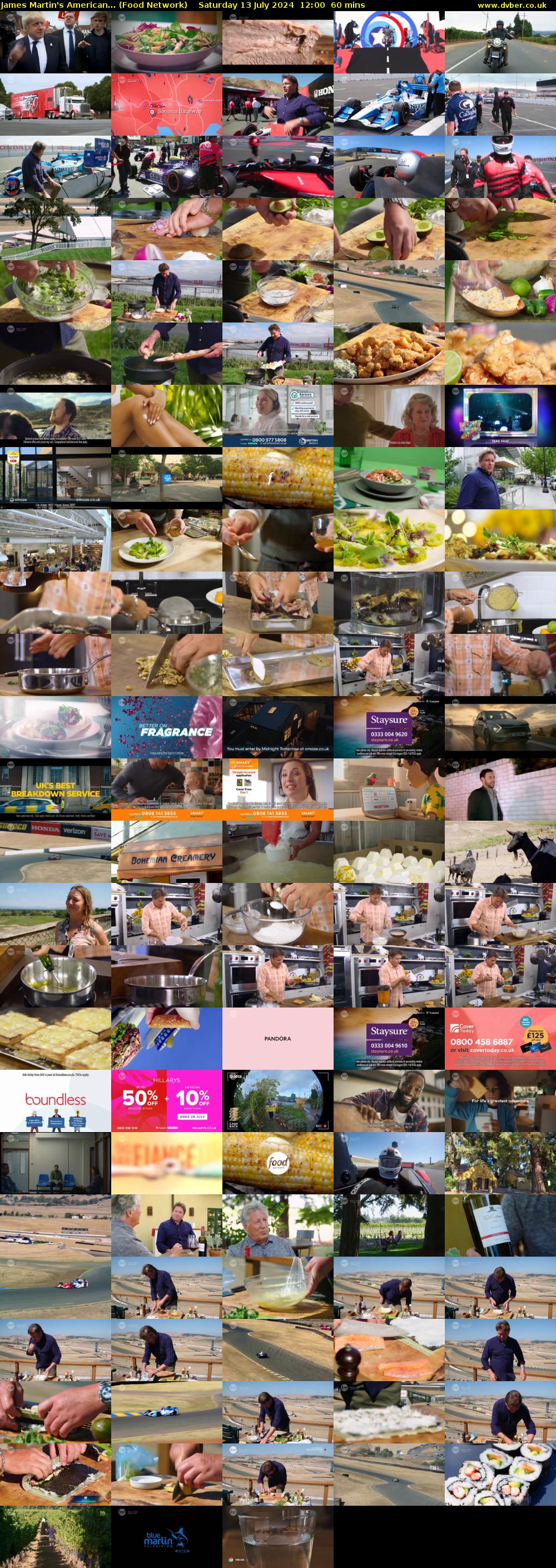 James Martin's American... (Food Network) Saturday 13 July 2024 12:00 - 13:00