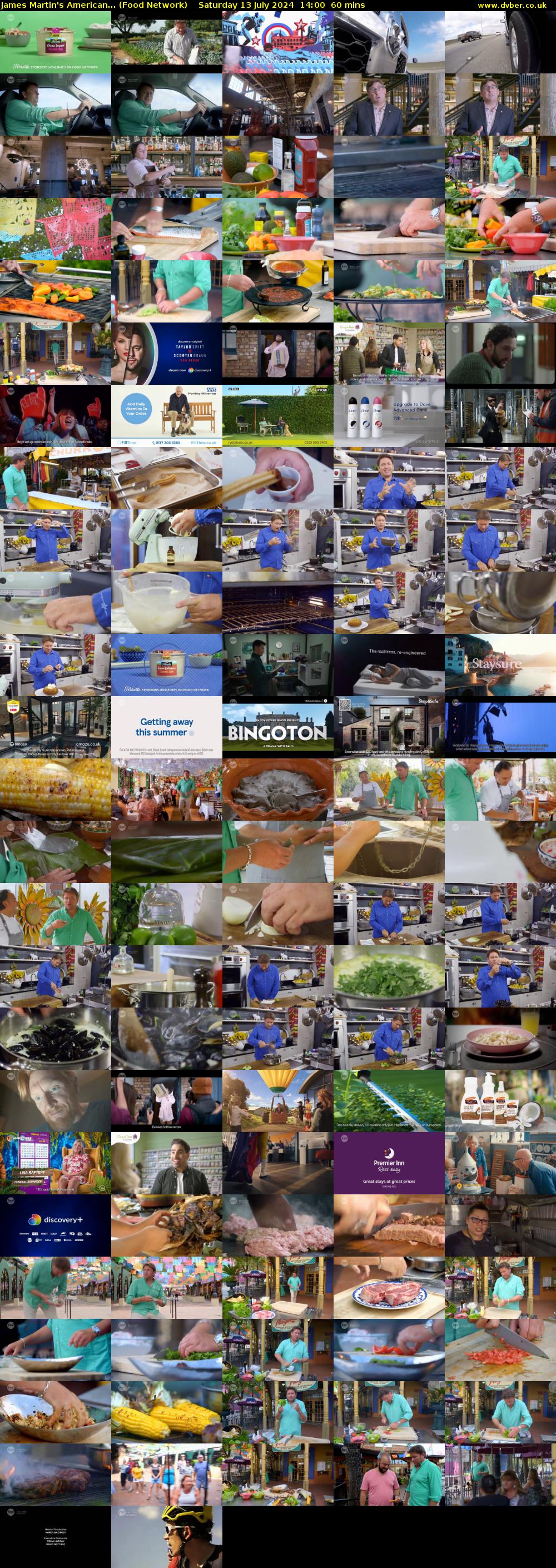 James Martin's American... (Food Network) Saturday 13 July 2024 14:00 - 15:00