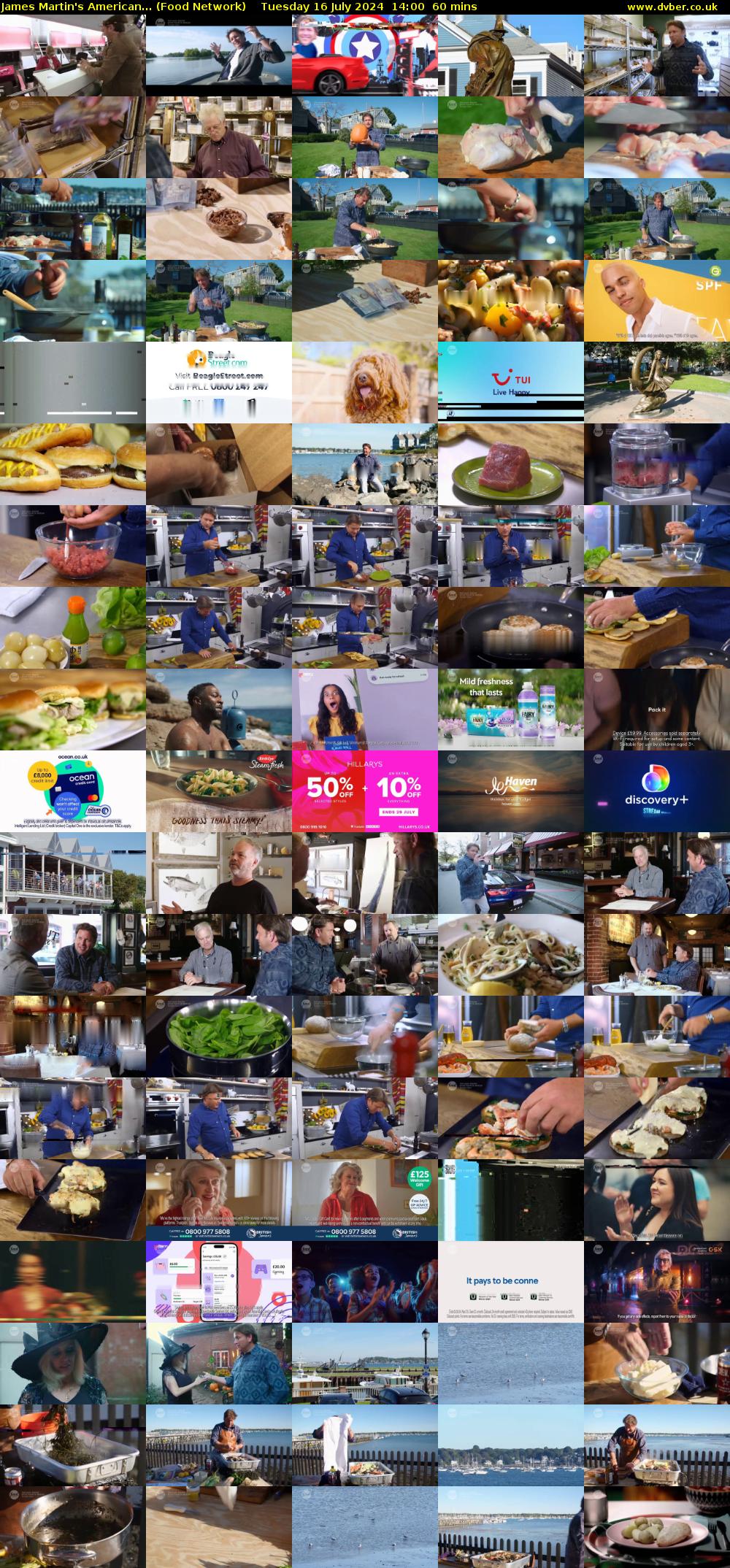 James Martin's American... (Food Network) Tuesday 16 July 2024 14:00 - 15:00