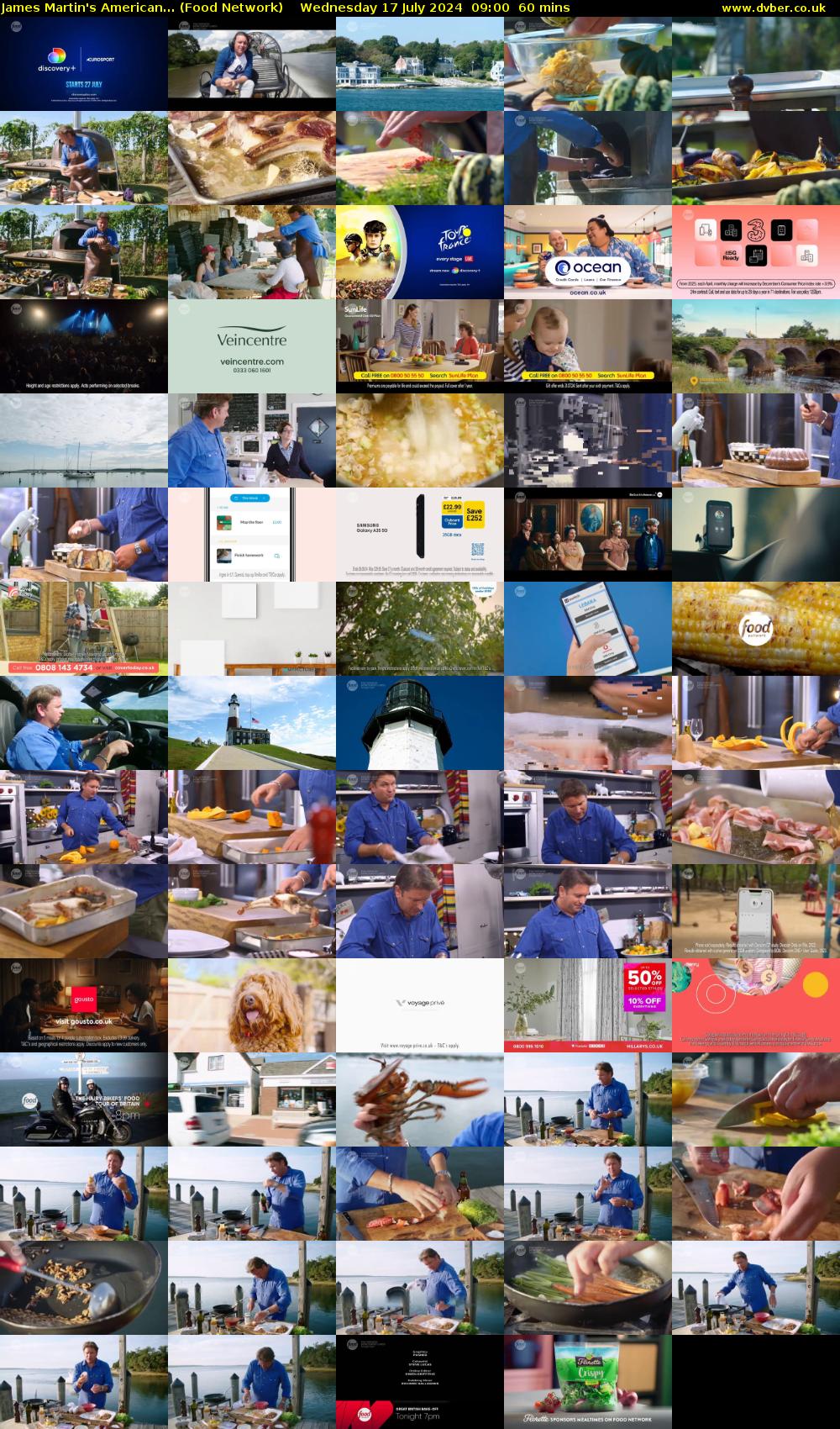 James Martin's American... (Food Network) Wednesday 17 July 2024 09:00 - 10:00