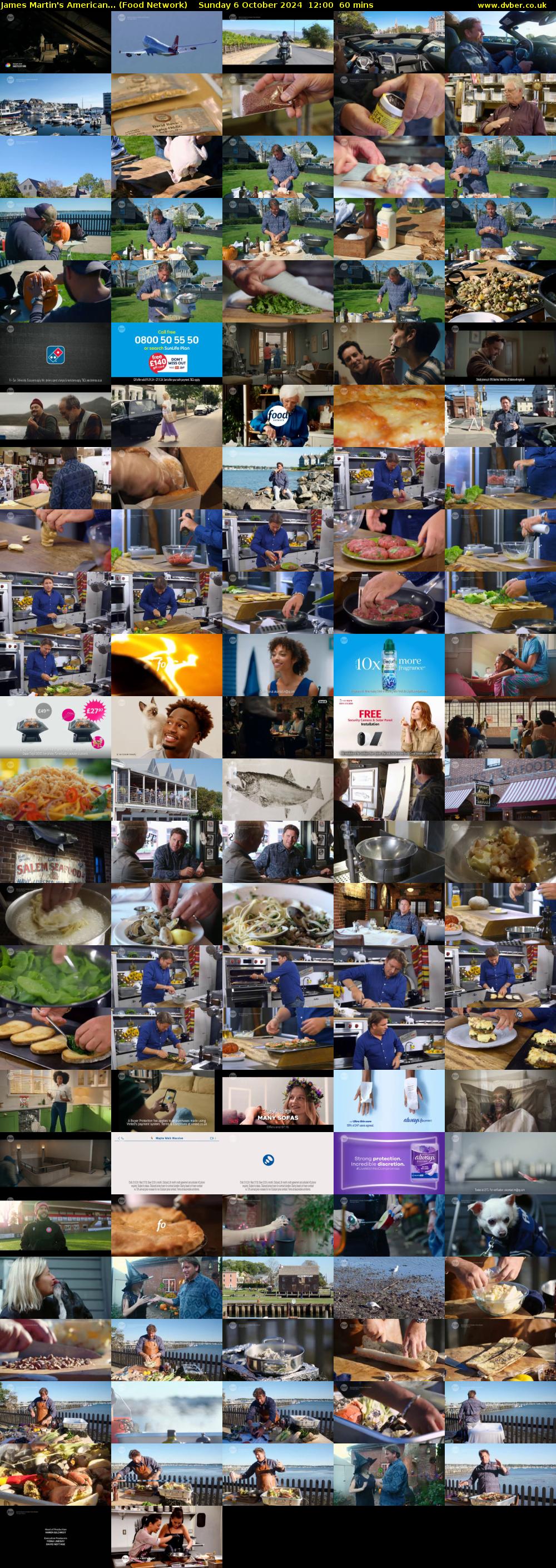 James Martin's American... (Food Network) Sunday 6 October 2024 12:00 - 13:00