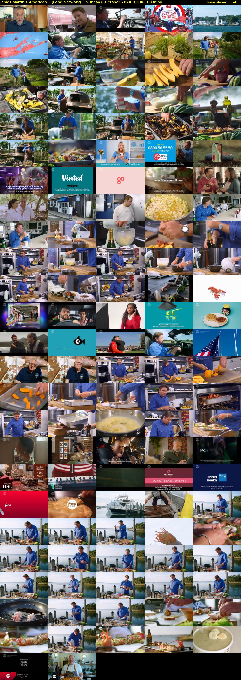 James Martin's American... (Food Network) Sunday 6 October 2024 13:00 - 14:00