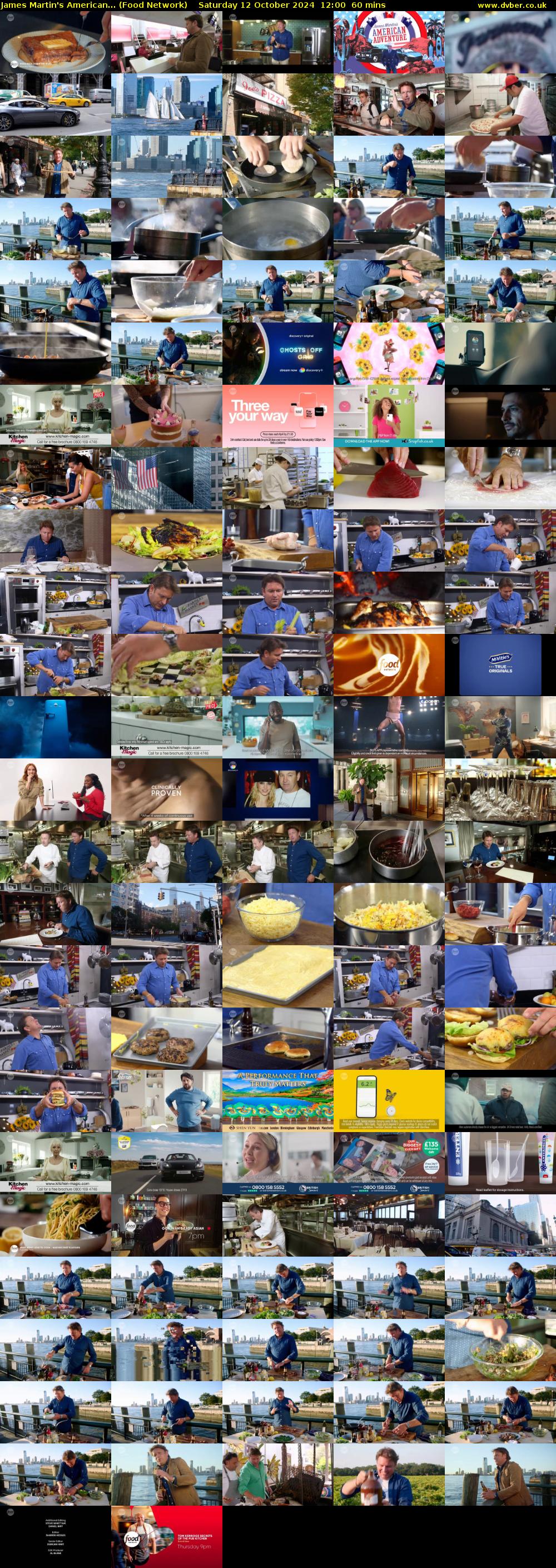 James Martin's American... (Food Network) Saturday 12 October 2024 12:00 - 13:00
