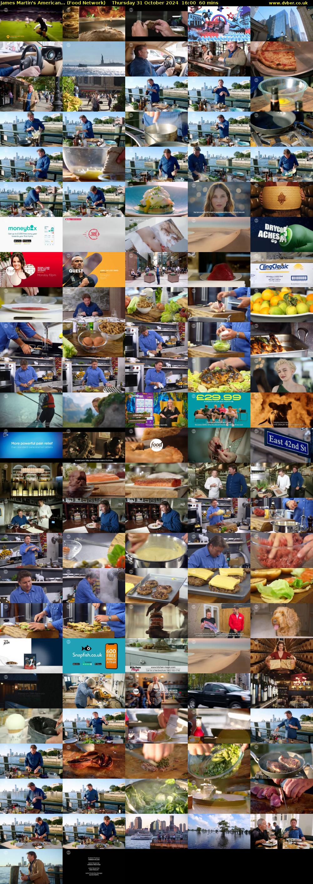 James Martin's American... (Food Network) Thursday 31 October 2024 16:00 - 17:00