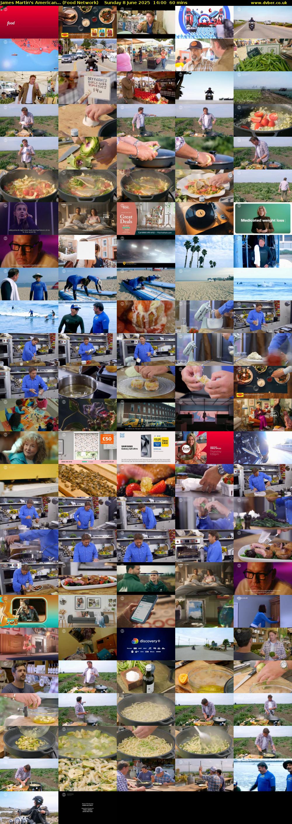 James Martin's American... (Food Network) Sunday 8 June 2025 14:00 - 15:00