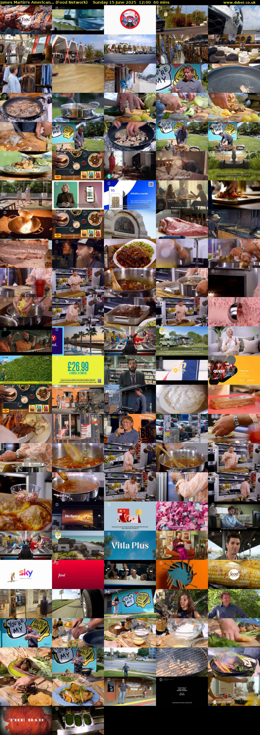 James Martin's American... (Food Network) Sunday 15 June 2025 12:00 - 13:00
