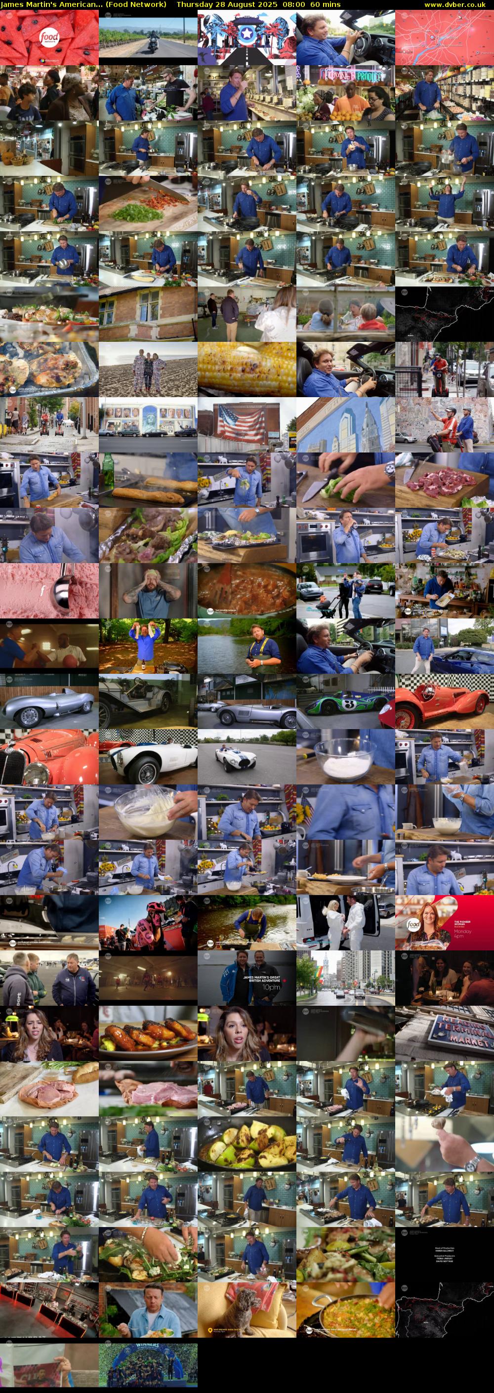 James Martin's American... (Food Network) Thursday 28 August 2025 08:00 - 09:00