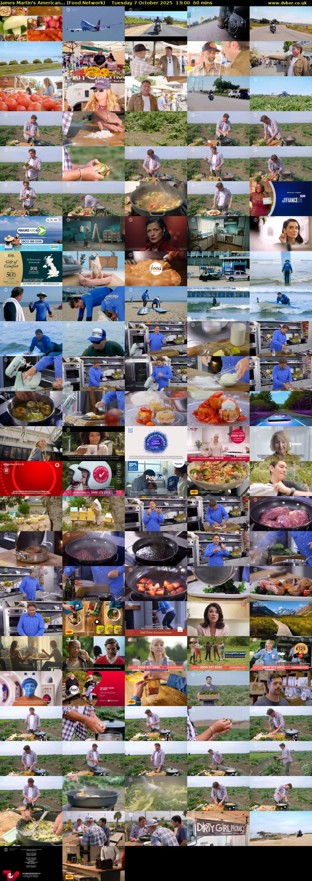 James Martin's American... (Food Network) Tuesday 7 October 2025 13:00 - 14:00