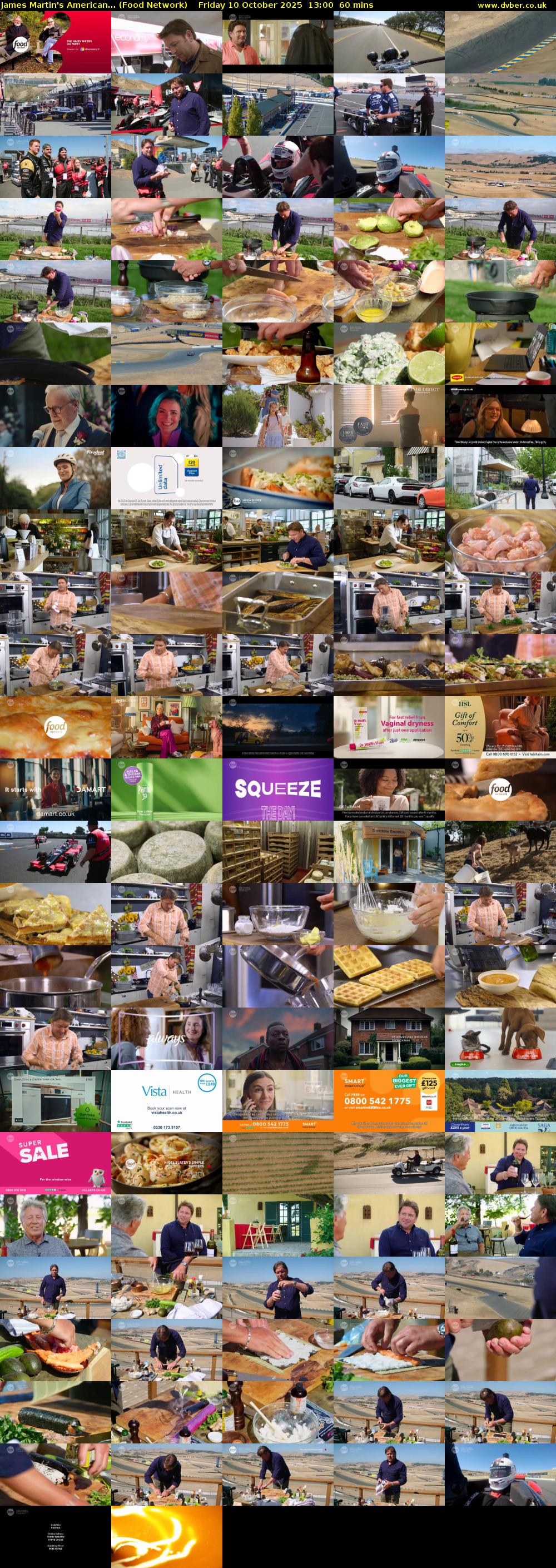 James Martin's American... (Food Network) Friday 10 October 2025 13:00 - 14:00