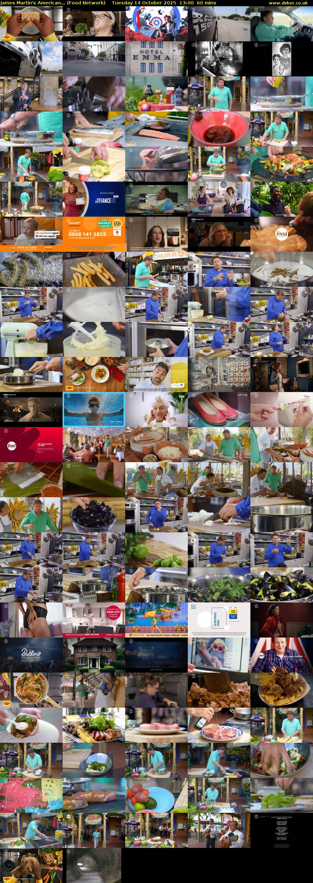 James Martin's American... (Food Network) Tuesday 14 October 2025 13:00 - 14:00