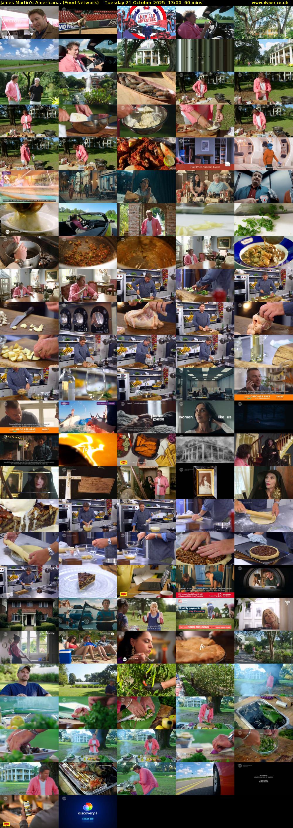 James Martin's American... (Food Network) Tuesday 21 October 2025 13:00 - 14:00