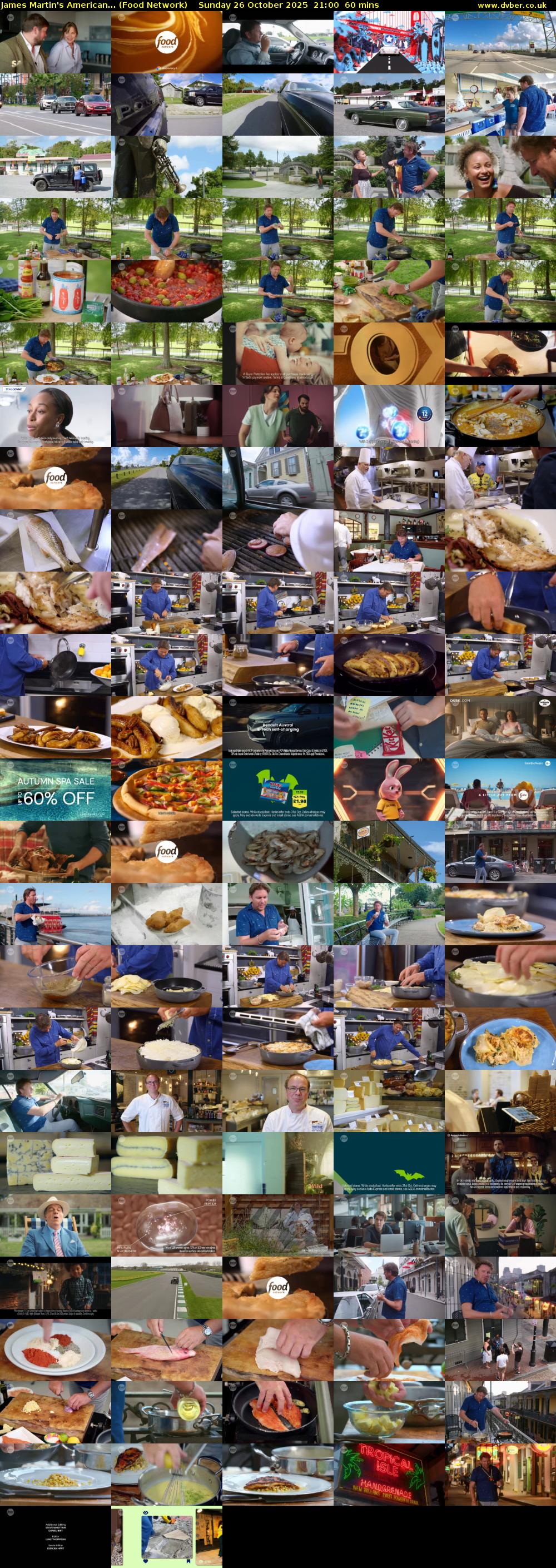 James Martin's American... (Food Network) Sunday 26 October 2025 21:00 - 22:00